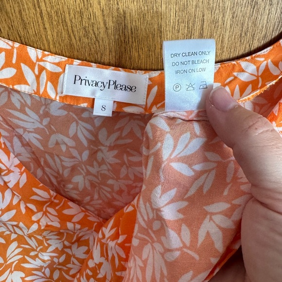 Revolve privacy please coco top orange cabana floral - Picture 4 of 4